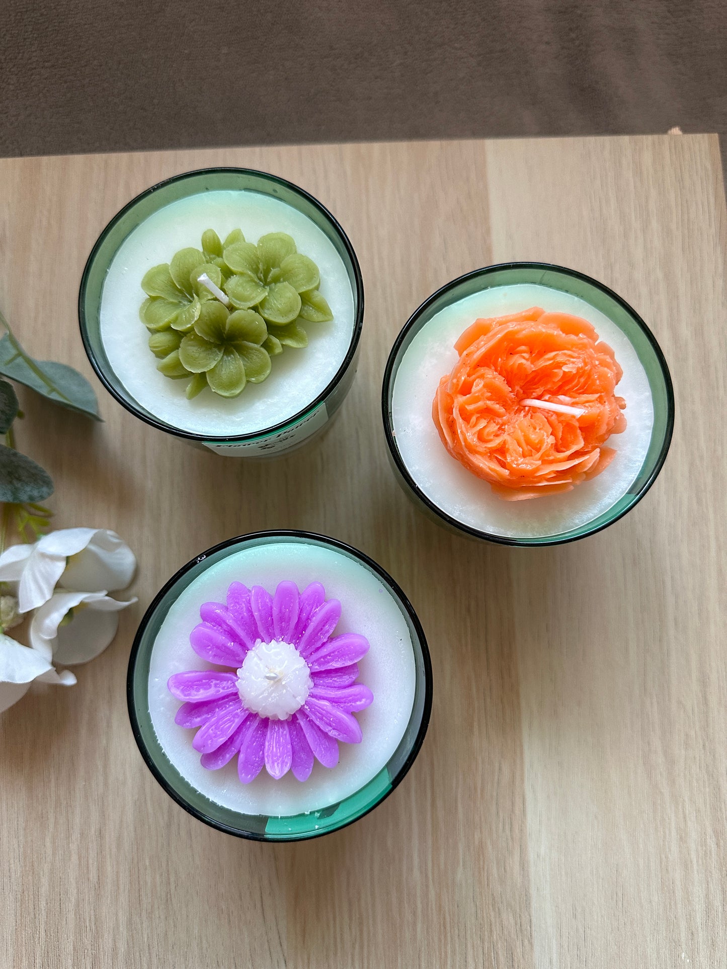Flower Power in glass bowl