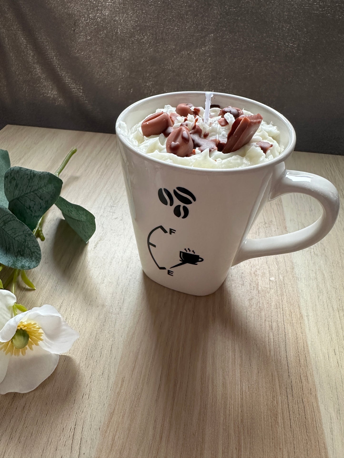 Kaffeekerze "Leere Tasse"