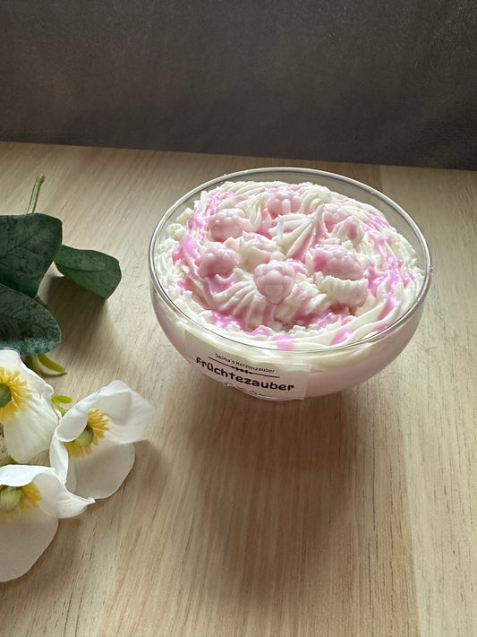 Dessertkerze in Glasschale